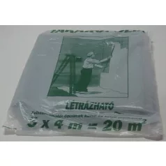Takarófólia 4x5 m Létrázható 70 Mikron