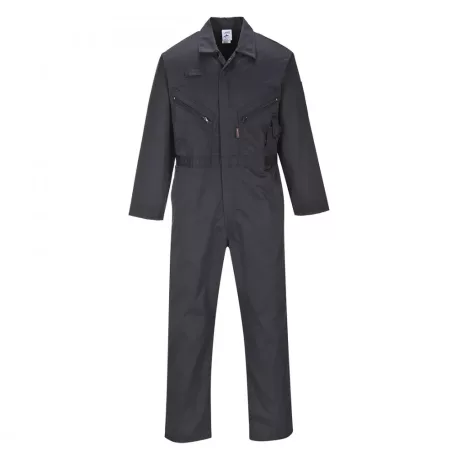 Portwest Liverpool Zip overál hosszított kivitel + 5 cm (fekete XL)