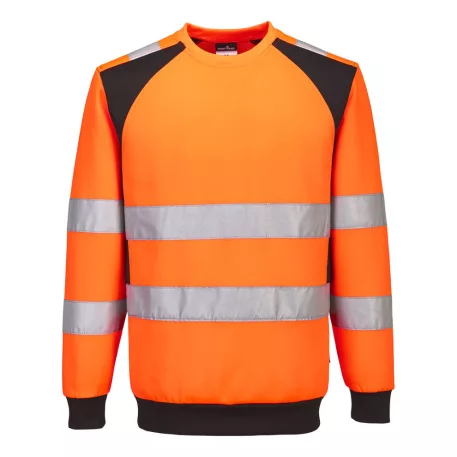 Portwest WX2 Eco Hi-Vis pulóver (narancs/fekete 3XL)