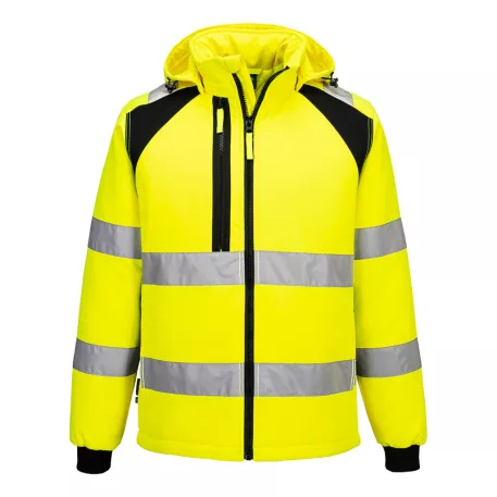 Portwest WX2 Hi-Vis kabát (sárga/fekete XL)