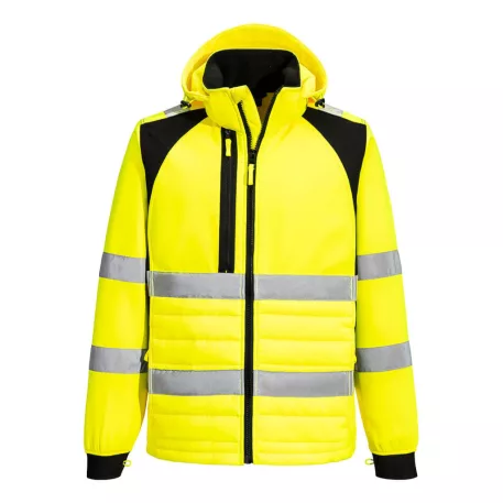Portwest WX2 Eco Hi-Vis Hybrid dzseki (sárga/fekete XL)