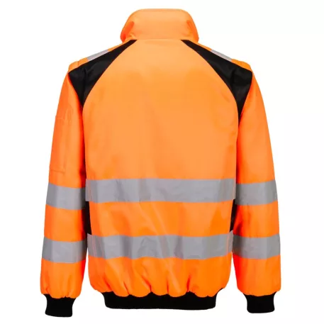 Portwest WX2 Hi-Vis 2 az 1-ben pilóta dzseki (narancs/fekete S)
