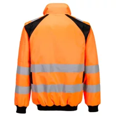   Portwest WX2 Hi-Vis 2 az 1-ben pilóta dzseki (narancs/fekete XL)