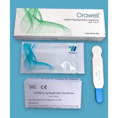  Well Biotech Orawell Covid-19 Antigén, Nyalókás, Egylépéses Gyorsteszt 1 db-os dobozban Csak Viszonteladóknak
