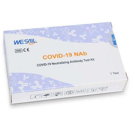 Wesail Covid-19 Semlegesítő Antitest (Szintmérő) Gyorsteszt 1 db-os dobozban Csak Viszonteladóknak