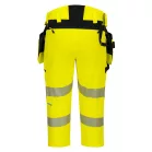 Portwest DX4 Hi-Vis 3/4-es nadrág (sárga/fekete 32/S)