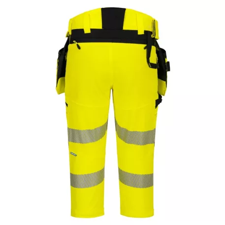 Portwest DX4 Hi-Vis 3/4-es nadrág (sárga/fekete 41/XL)