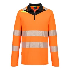 Portwest DX4 Hi-Vis pólóing (narancs/fekete XL)
