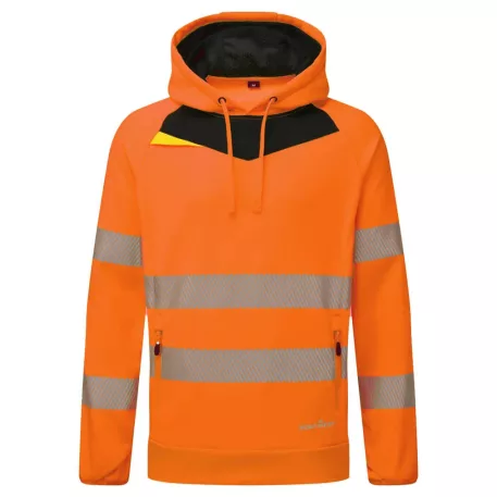 DX4 Hi-Vis kapucnis pulóver (Narancssárga XL)