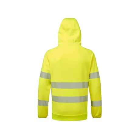 DX4 Hi-Vis kapucnis pulóver (Sárga L)
