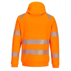 Portwest - DX4 Hi-Vis kapucnis pulóver (narancs/fekete XL)