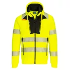 Portwest - DX4 Hi-Vis kapucnis pulóver (sárga/fekete L)