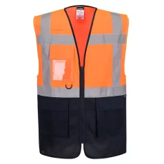   Portwest ES1 Essential Hi-Vis kontraszt cipzáras vezetői mellény