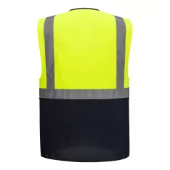   Portwest ES1 Essential Hi-Vis kontraszt cipzáras vezetői mellény