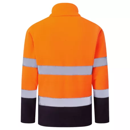 Portwest ES1 Essential Hi-Vis polár (narancs/tengerészkék L)
