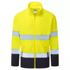   Portwest ES1 Essential Hi-Vis polár (sárga/tengerészkék XL)