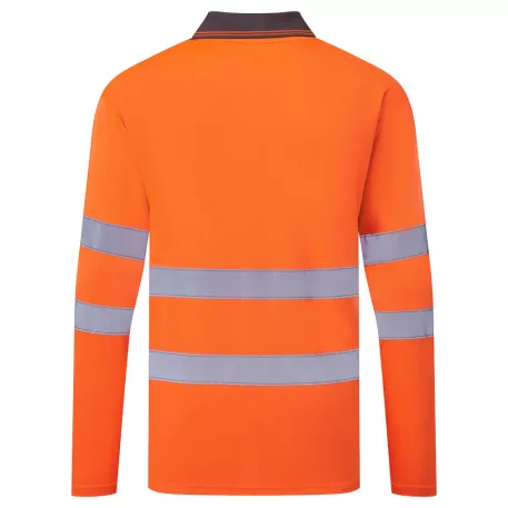 Portwest ES1 Essential Hi-Vis galléros póló (narancs XXL)