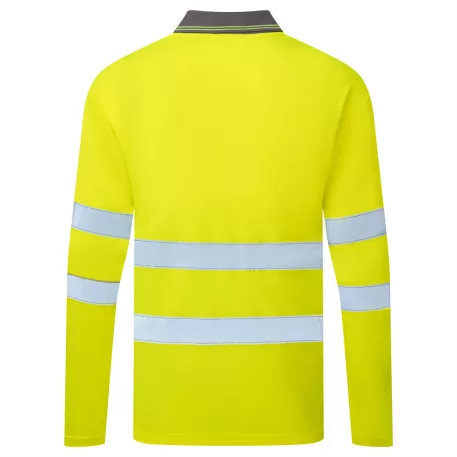 Portwest ES1 Essential Hi-Vis galléros póló (sárga 3XL)