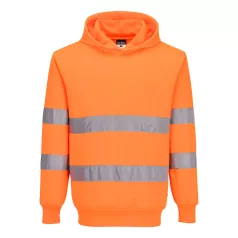 Portwest ES1 Essential Hi-Vis kapucnis pulóver (narancs XL)