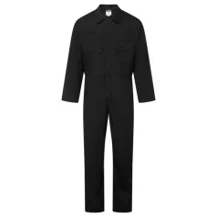   Portwest ES1 Essential Zip Boilersuit cipzáras overál (fekete XL)