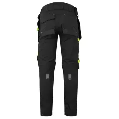   PORTWEST EV4 Stretch Holster nadrág rövidített fazon -5 cm (fekete 41/XL)