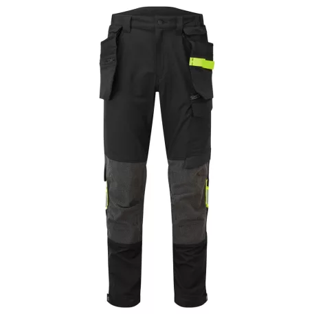 PORTWEST EV4 Stretch Holster nadrág rövidített fazon -5 cm (fekete 42/2XL)