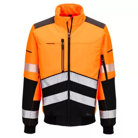 Portwest EV4 Hi-Vis bomber dzseki (3L) (narancs/fekete L)