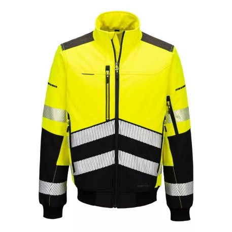 Portwest EV4 Hi-Vis bomber dzseki (3L) (sárga/fekete S)