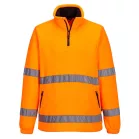 Hi-Vis 1/2 Zip polár (Narancssárga XL)