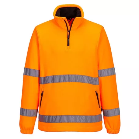 Hi-Vis 1/2 Zip polár (Narancssárga 3XL)