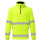 Hi-Vis 1/2 Zip polár (Sárga M)