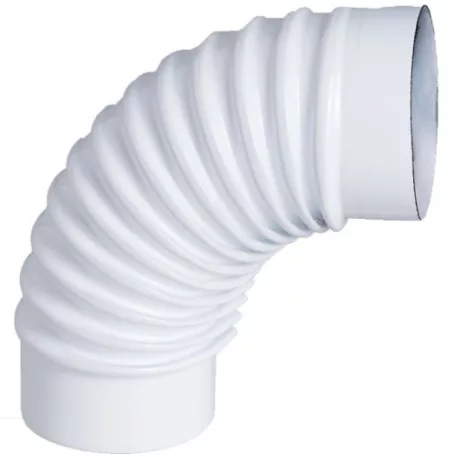 Füstcső Hazai 132-es Könyök R.Fehér