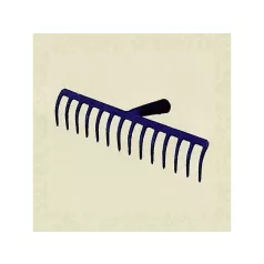 Gereblye 12 Fogu Zöld Fd303