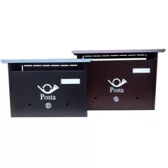 Postaláda Kültéri Fekvő Nagy Antik Szürke