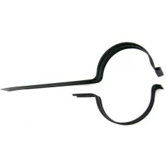 Füstcsőbilincs 120 mm Fekete