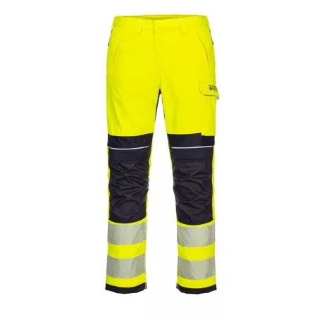 Portwest PW3 FR Hi-Vis Work Trousers (sárga/tengerészkék  36/L)