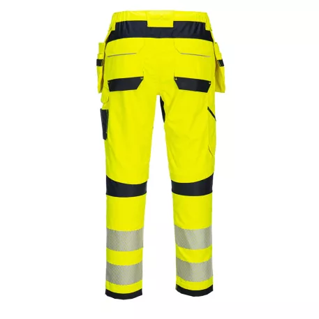 Portwest PW3 FR Hi-Vis Holster Trousers (sárga/tengerészkék  34/M)