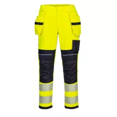   Portwest PW3 FR Hi-Vis Holster Trousers (sárga/tengerészkék  40/XL)