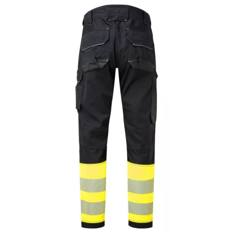 Portwest - PW3 FR Hi Vis Class 1 lengőzsebes lángálló nadrág (34/M)