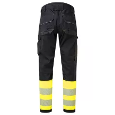   Portwest - PW3 FR Hi Vis Class 1 lengőzsebes lángálló nadrág (40/XL)