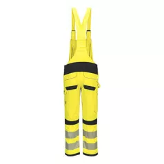   Portwest PW3 Modaflame Hi-Vis lángálló kantáros nadrág (sárga / fekete XL)
