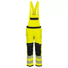   Portwest PW3 Modaflame Hi-Vis lángálló kantáros nadrág (sárga/tengerészkék XL)