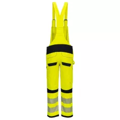   Portwest PW3 Modaflame Hi-Vis lángálló kantáros nadrág (sárga/tengerészkék XL)
