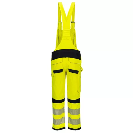 Portwest PW3 Modaflame Hi-Vis lángálló kantáros nadrág (sárga/tengerészkék XL)