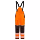Portwest PW3 Modaflame Hi-Vis lángálló téli kantáros nadrág (narancs, S)