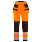 Portwest PW3 Modaflame Hi-Vis lángálló holster téli nadrág (narancs 3XL)