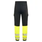 Portwest PW3 Modaflame Hi-Vis Class 1 lángálló jogger nadrág (fekete/sárga 3XL)