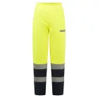 Portwest Bizflame Rain+ Hi-Vis Multi-norm kontraszt lángálló téli nadrág (sárga/tengerészkék L)