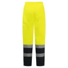 Portwest Bizflame Rain+ Hi-Vis Multi-norm kontraszt lángálló téli nadrág (sárga/tengerészkék M)