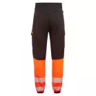 Portwest PW3 Modaflame Hi-Vis Orange Class 1 lángálló jogger nadrág (fekete/narancs M)